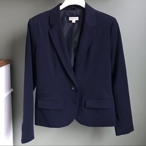 Merona Navy Blazer Suit Jacket Size 8